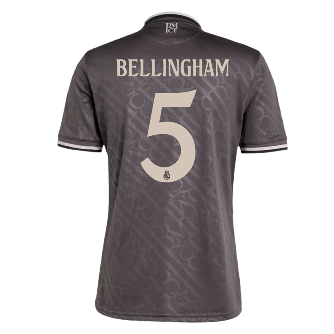 BELLINGHAM #5 Real Madrid Third Away Cheap Soccer Jersey 2024/25 Go Soccer World Shop