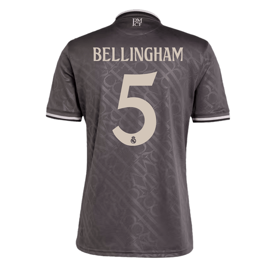BELLINGHAM #5 Real Madrid Third Away Cheap Soccer Jersey 2024/25 Go Soccer World Shop