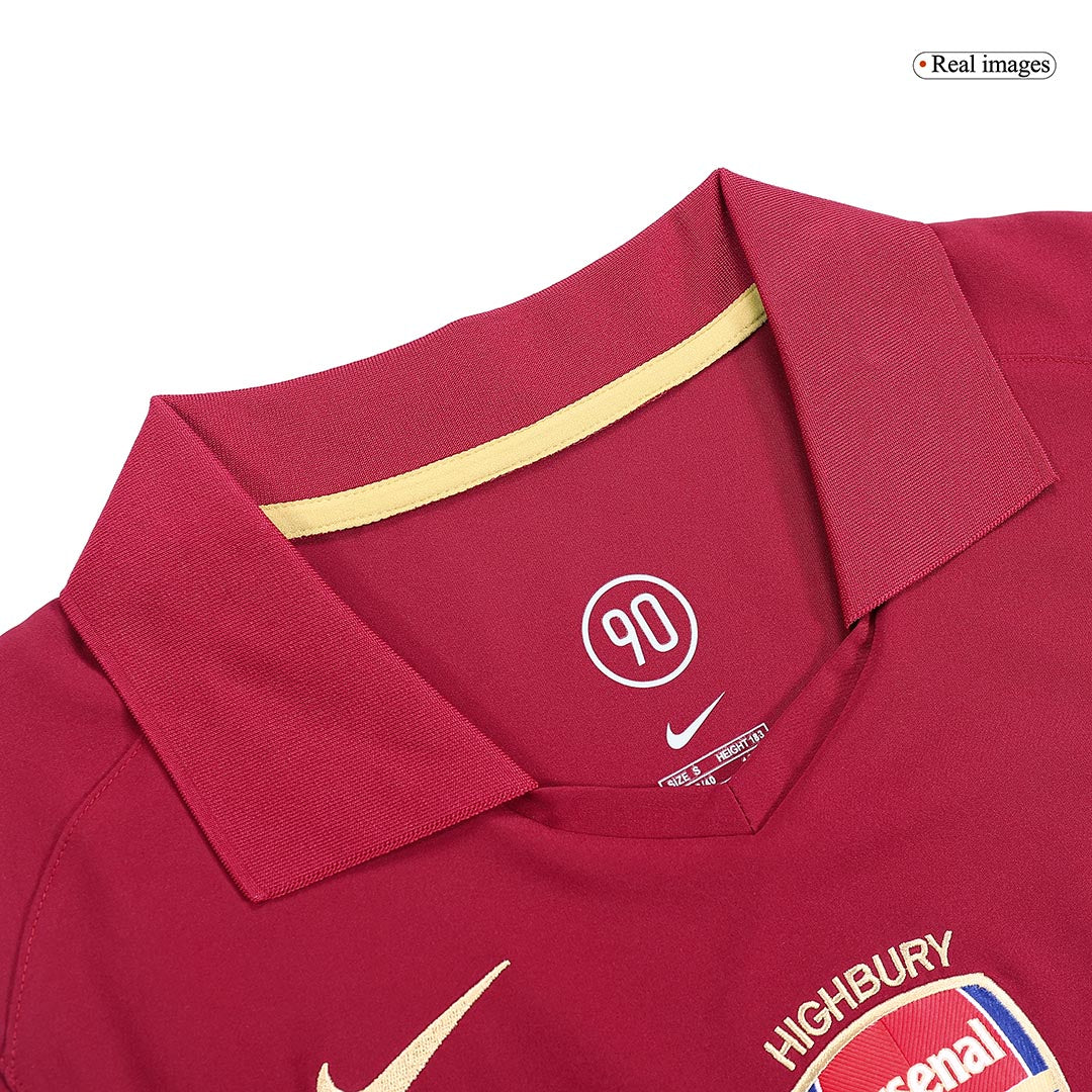 Retro BERGKAMP #10 2005/06 Arsenal Home Cheap Soccer Jersey Go Soccer World Shop