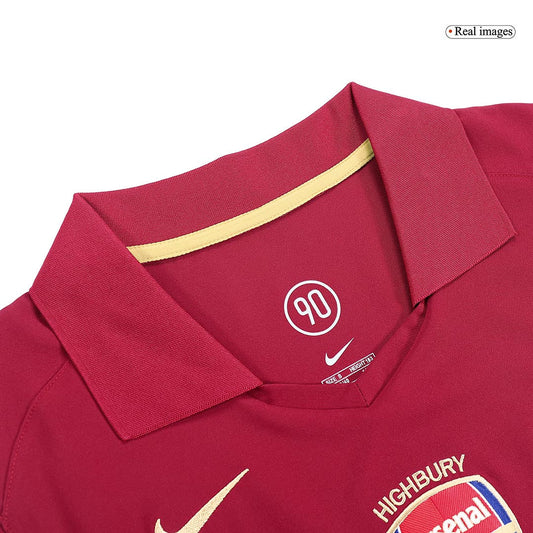 Retro BERGKAMP #10 2005/06 Arsenal Home Cheap Soccer Jersey Go Soccer World Shop