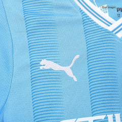 Kid's Manchester City Home Cheap Soccer Jersey Kit(Jersey+Shorts) 2023/24 Go Soccer World Shop