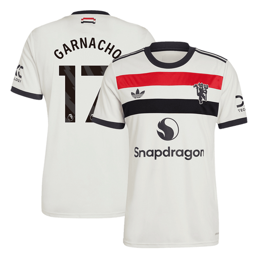 GARNACHO #17 Manchester United Third Away Cheap Soccer Jersey 2024/25 Go Soccer World Shop