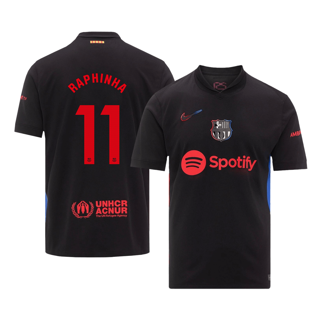 RAPHINHA #11 Barcelona Away Cheap Soccer Jersey 2024/25 Go Soccer World Shop