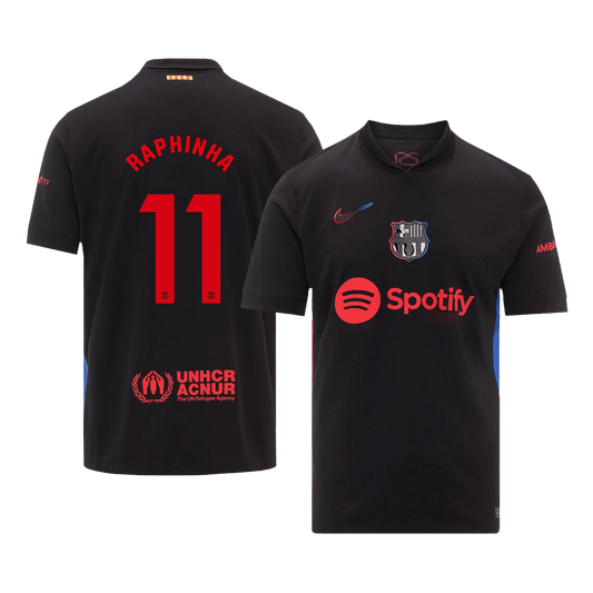 RAPHINHA #11 Barcelona Away Cheap Soccer Jersey 2024/25 Go Soccer World Shop