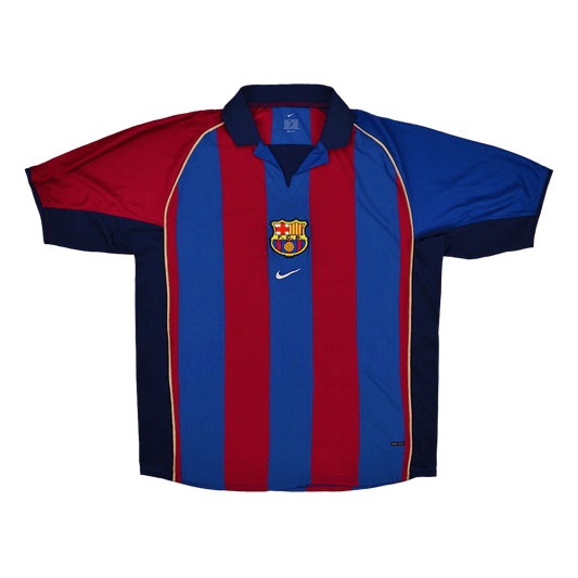 Retro XAVI #6 2001/02 Barcelona Home Cheap Soccer Jersey Go Soccer World Shop