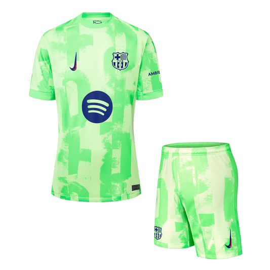 Barcelona Third Away Cheap Soccer Jersey Kit(Jersey+Shorts) 2024/25 - (Spotify Logo Without Text) Go Soccer World Shop