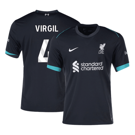 VIRGIL #4 Liverpool Away Cheap Soccer Jersey 2024/25 Go Soccer World Shop