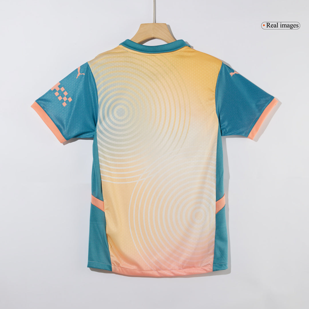 Player Version RODRIGO #16 Manchester City Fourth Away Cheap Soccer Jersey 2024/25- Definitely City (UCL) Go Soccer World Shop