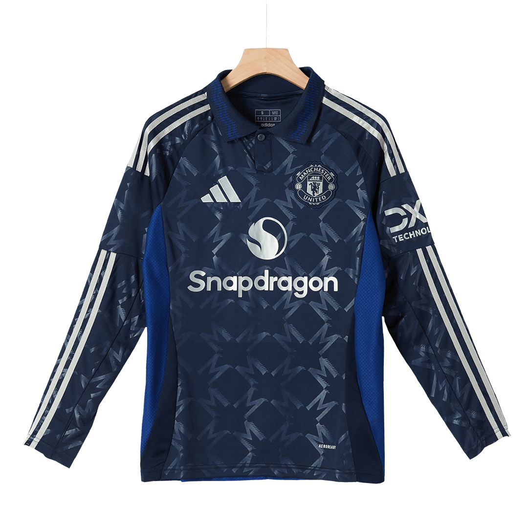 Manchester United Away Long Sleeve Cheap Soccer Jersey 2024/25 Go Soccer World Shop