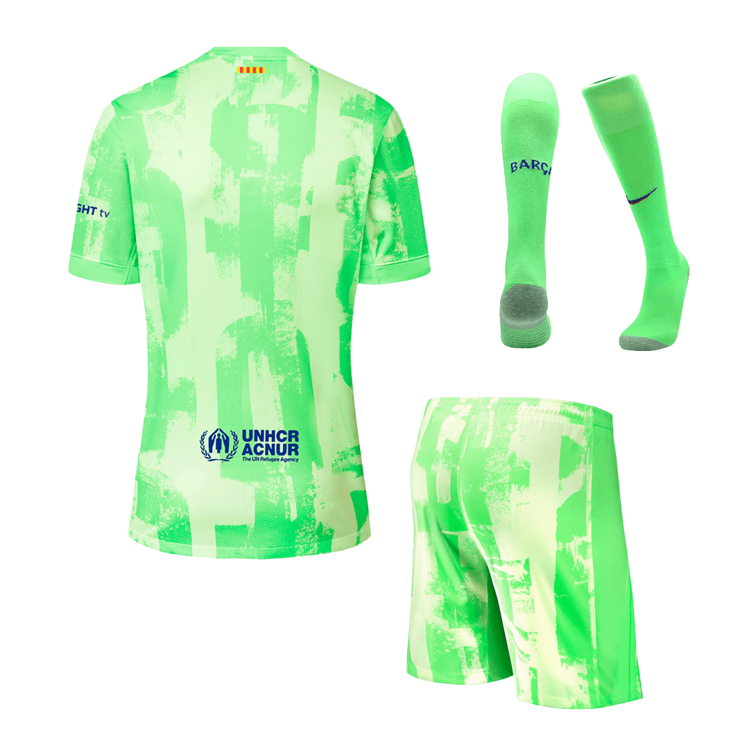 Barcelona Third Away Cheap Soccer Jersey Kit(Jersey+Shorts+Socks) 2024/25 Go Soccer World Shop