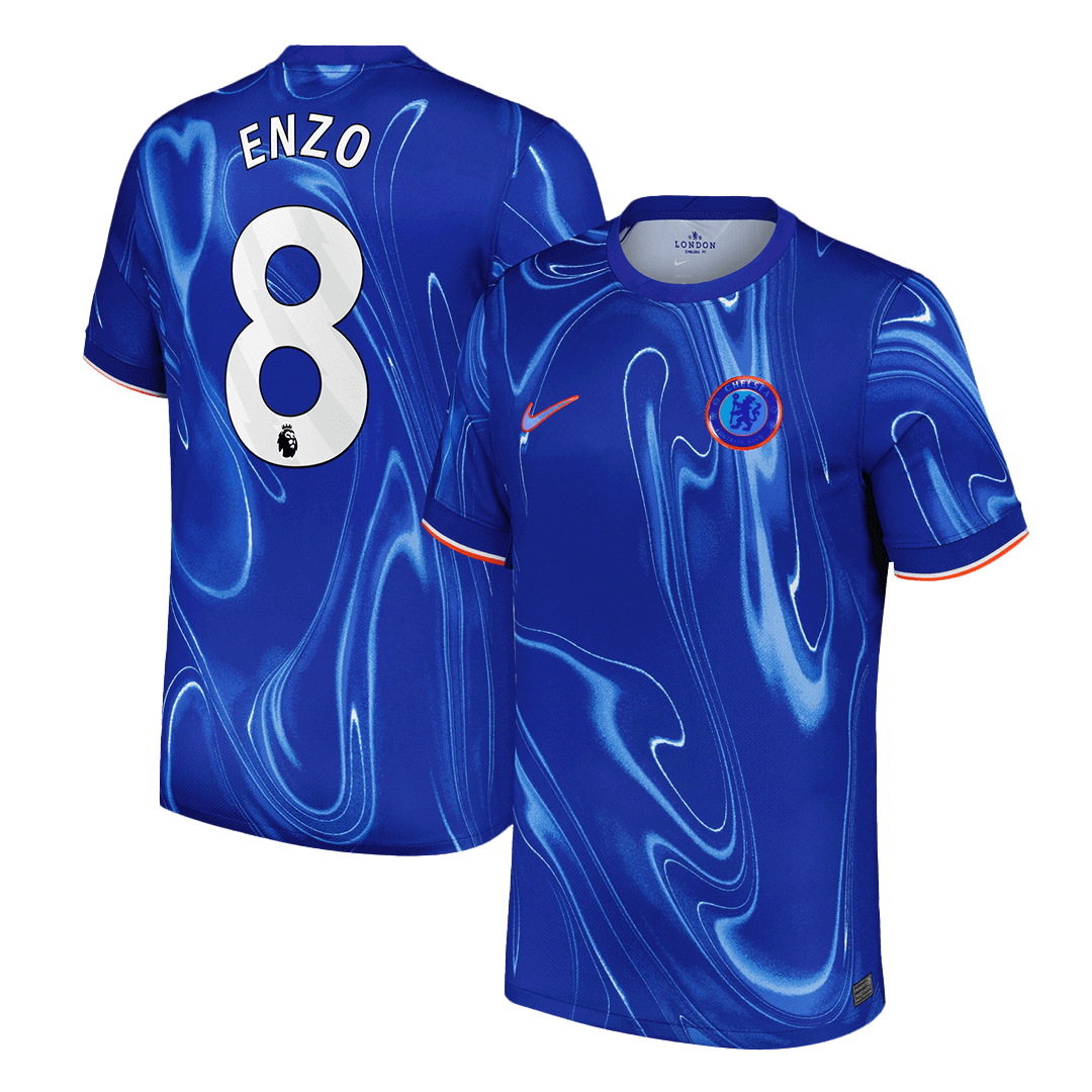 ENZO #8 Chelsea Home Cheap Soccer Jersey 2024/25 Go Soccer World Shop
