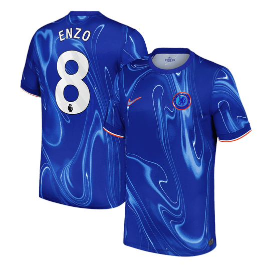 ENZO #8 Chelsea Home Cheap Soccer Jersey 2024/25 Go Soccer World Shop