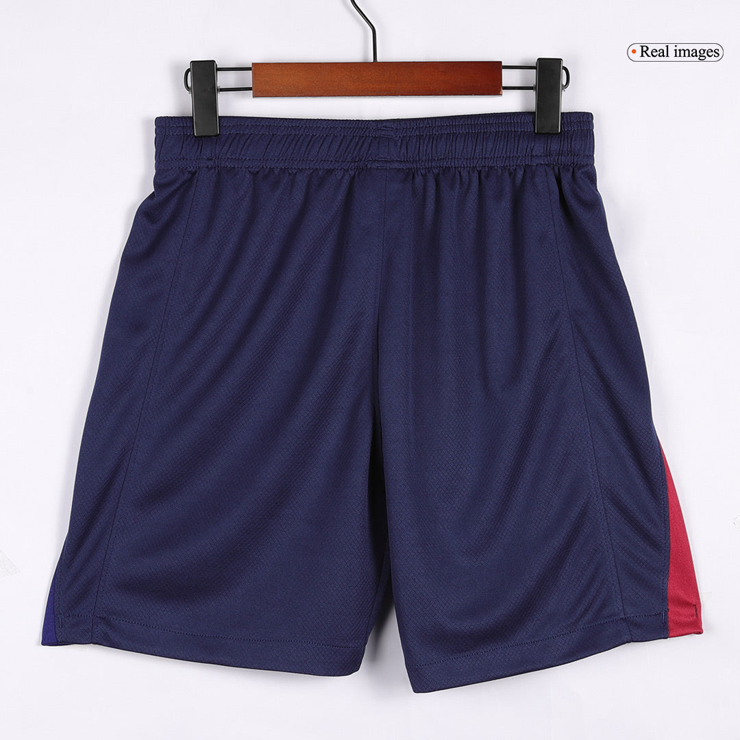 Barcelona Home Soccer Shorts 2024/25 Go Soccer World Shop