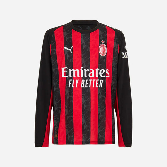 AC MILAN LONG SLEEVE HOME 2025/26 JERSEY Go Soccer World Shop