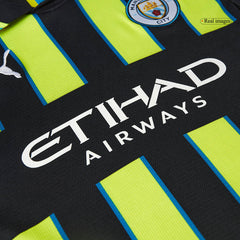 Kid's Manchester City Away Cheap Soccer Jersey Kit(Jersey+Shorts) 2024/25 Go Soccer World Shop
