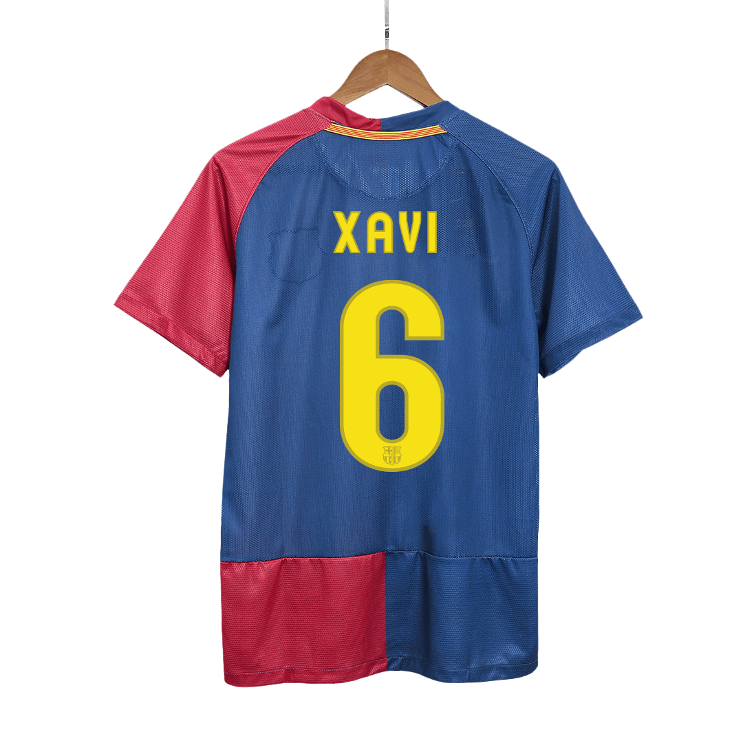 Retro XAVI #6 2008/09 Barcelona Home Cheap Soccer Jersey Go Soccer World Shop