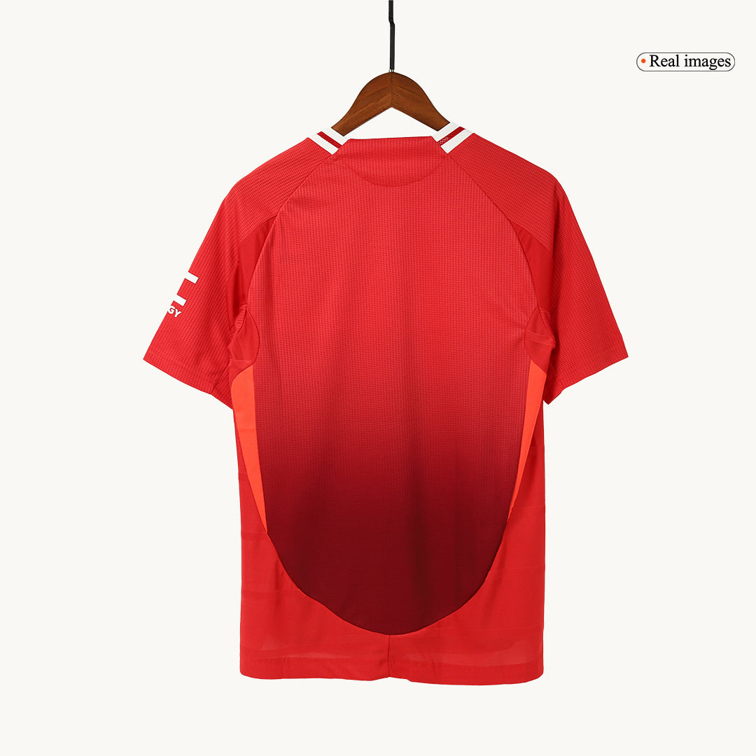 Player Version Manchester United Home Cheap Soccer Jersey Kit(Jersey+Shorts+Socks) 2024/25 Go Soccer World Shop