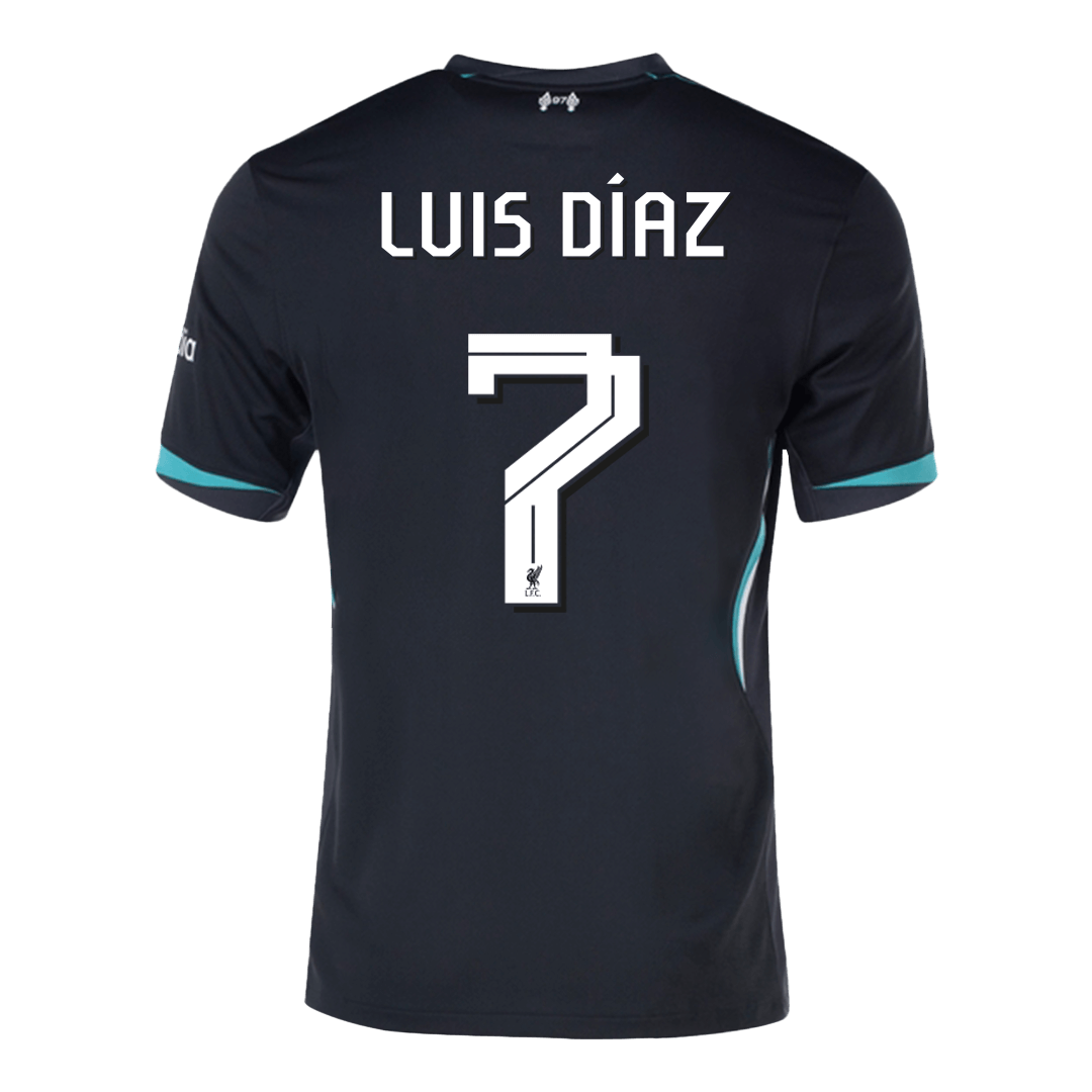 LUIS DÍAZ  #7 Liverpool Away Cheap Soccer Jersey 2024/25 - UCL Go Soccer World Shop