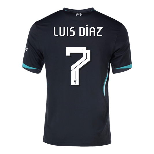 LUIS DÍAZ  #7 Liverpool Away Cheap Soccer Jersey 2024/25 - UCL Go Soccer World Shop