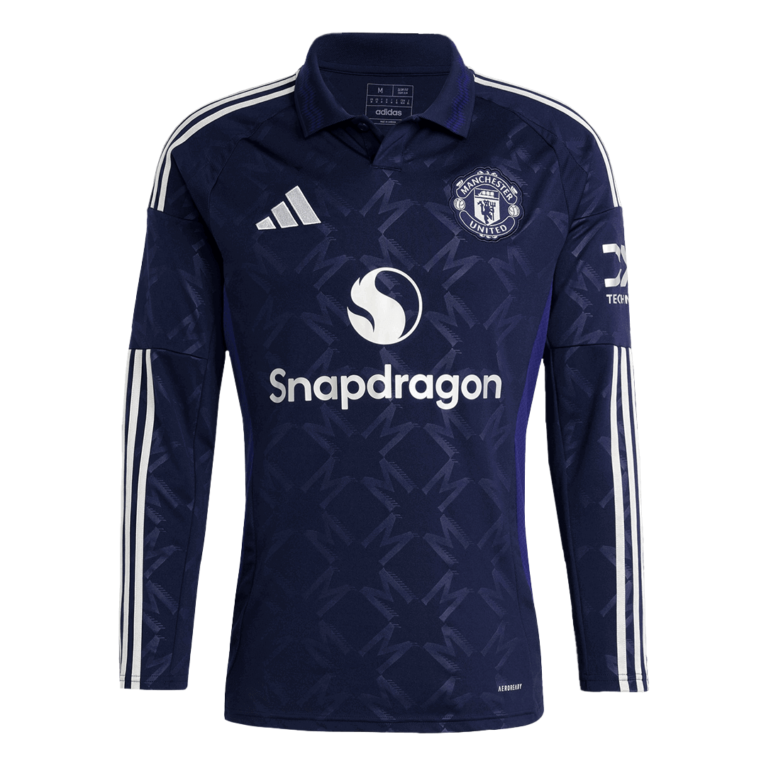 Manchester United Away Long Sleeve Cheap Soccer Jersey 2024/25 Go Soccer World Shop