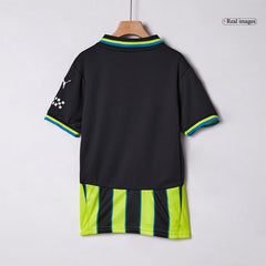 Kid's Manchester City Away Cheap Soccer Jersey Kit(Jersey+Shorts) 2024/25 Go Soccer World Shop