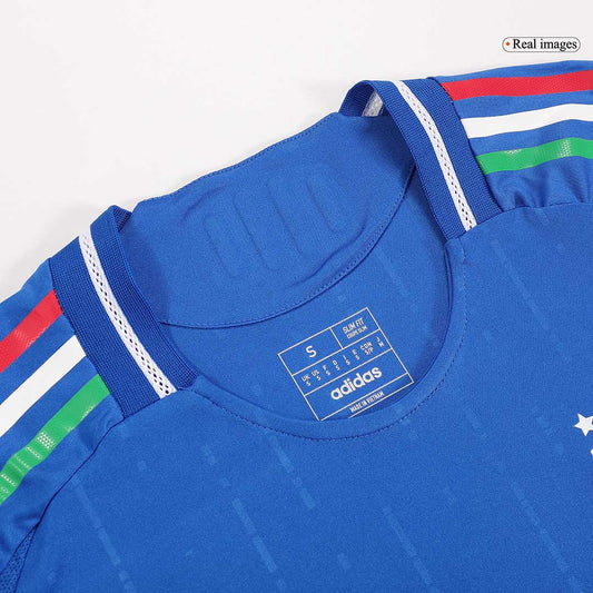 Player Version CHIESA #14 Italy Home Cheap Soccer Jersey Euro 2024 Go Soccer World Shop