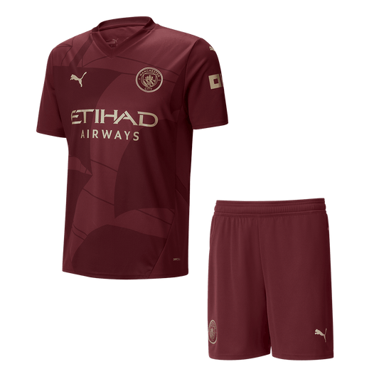 Manchester City Third Away Cheap Soccer Jersey Kit(Jersey+Shorts) 2024/25 Go Soccer World Shop