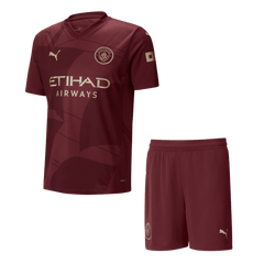 Manchester City Third Away Cheap Soccer Jersey Kit(Jersey+Shorts) 2024/25 Go Soccer World Shop