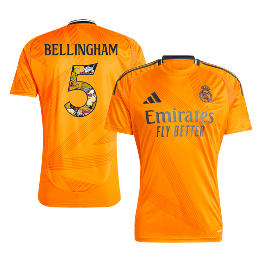 BELLINGHAM #5 Real Madrid Away Cheap Soccer Jersey 2024/25 - Bear Champ Font Go Soccer World Shop