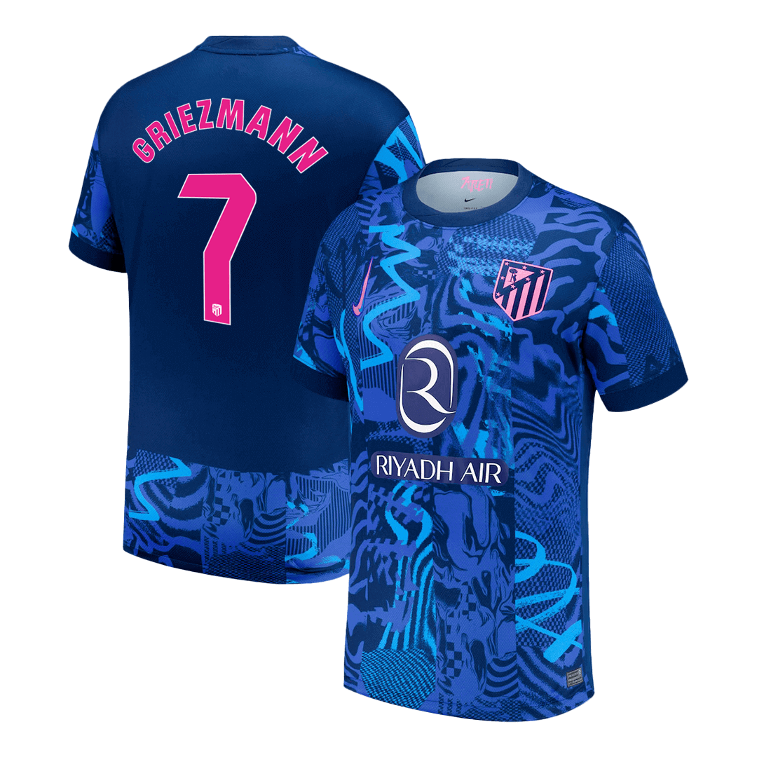 GRIEZMANN #7 Atletico Madrid Third Away Cheap Soccer Jersey 2024/25 Go Soccer World Shop