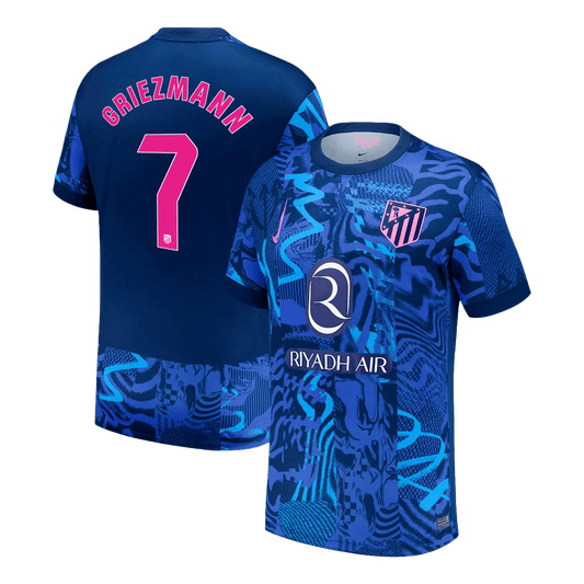 GRIEZMANN #7 Atletico Madrid Third Away Cheap Soccer Jersey 2024/25 Go Soccer World Shop