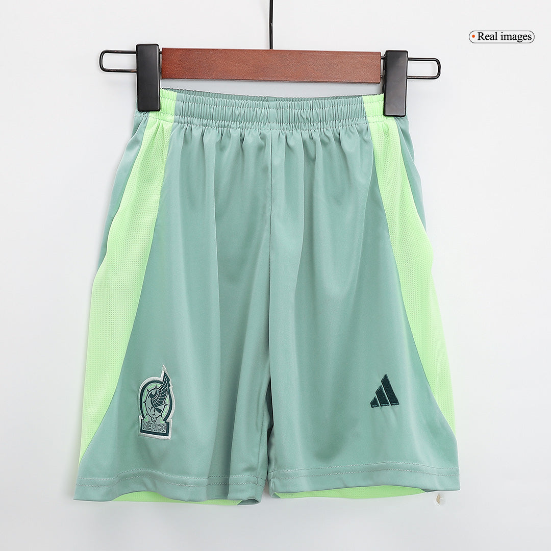 Kid's Mexico Away Jerseys Kit(Jersey+Shorts) Copa América 2024 Go Soccer World Shop