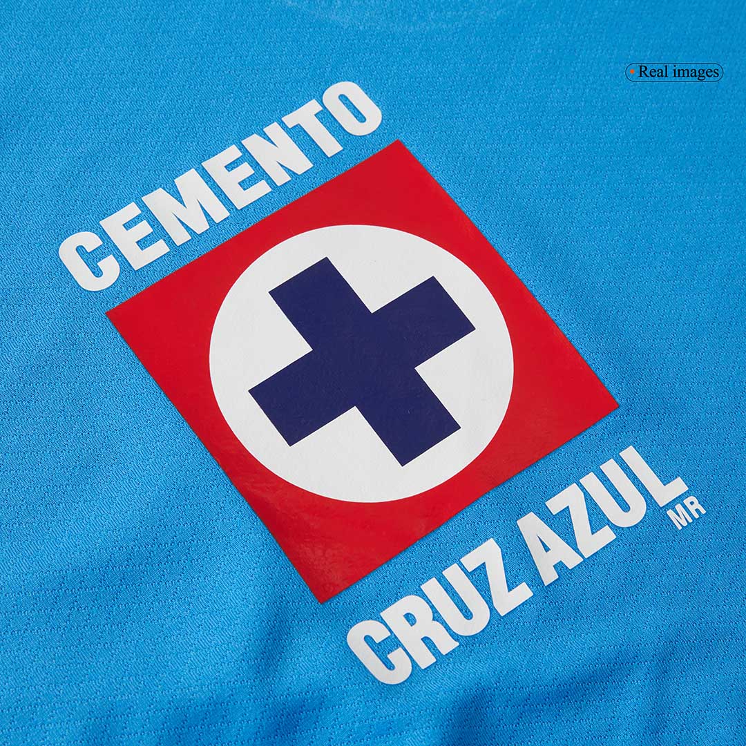 Kid's Cruz Azul Home Cheap Soccer Jersey Kit(Jersey+Shorts) 2024/25 Go Soccer World Shop