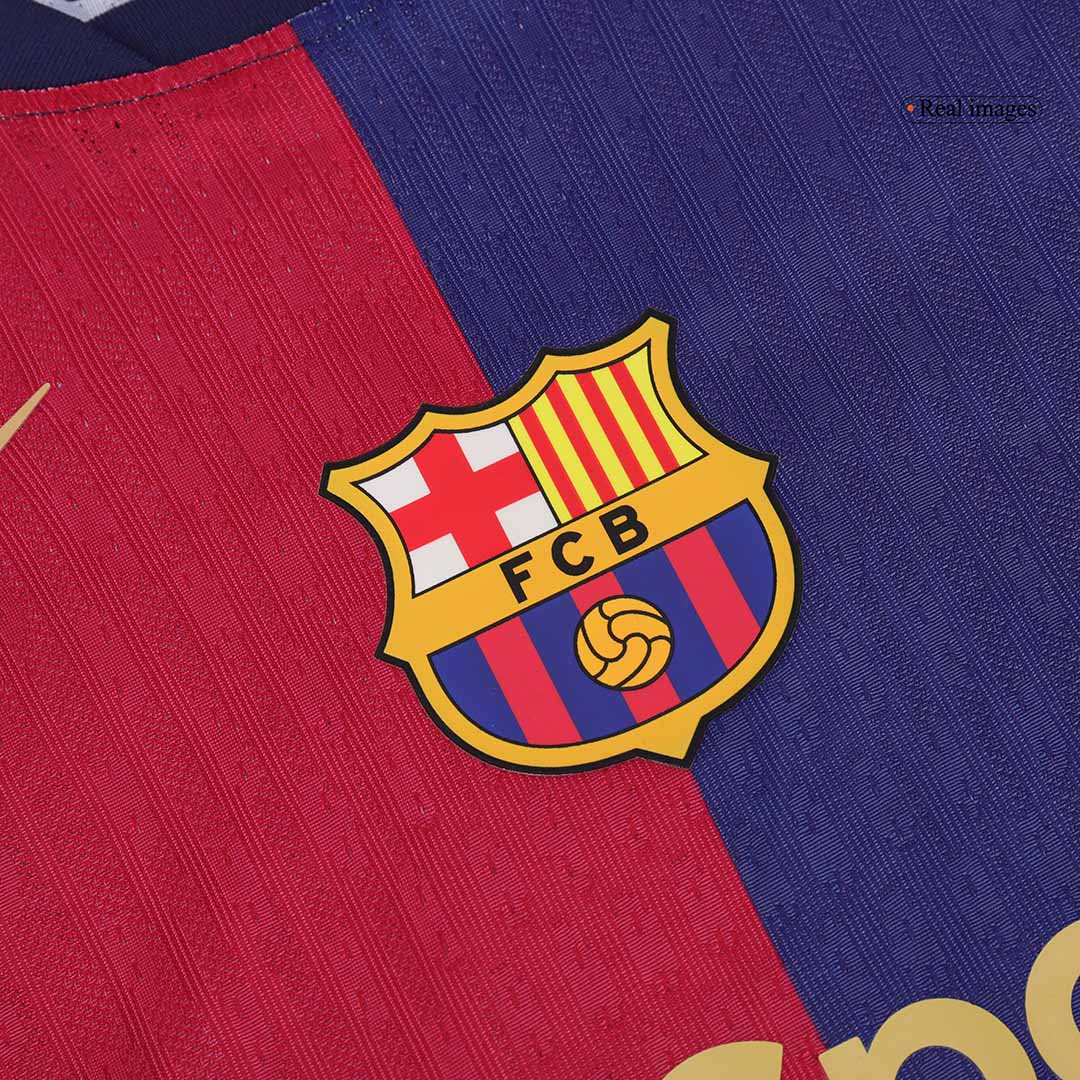 Player Version F.DE JONG #21 Barcelona Home Cheap Soccer Jersey 2024/25 Go Soccer World Shop