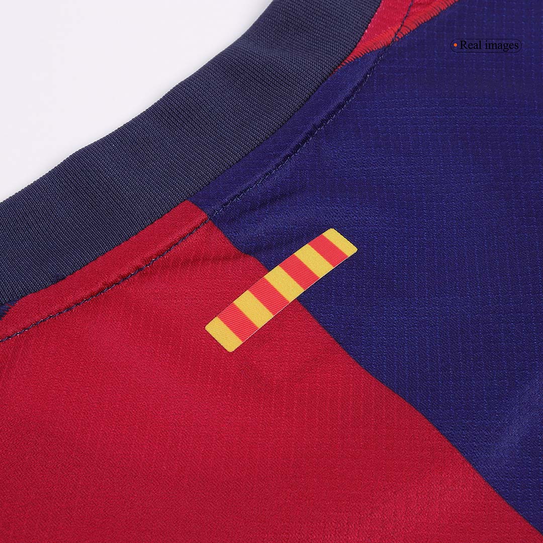 LAMINE YAMAL #19 Barcelona Home Cheap Soccer Jersey 2024/25- Spotify Logo Without Text Go Soccer World Shop