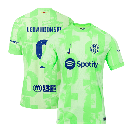 Player Version LEWANDOWSKI #9 Barcelona Third Away Cheap Soccer Jersey 2024/25 - UCL Go Soccer World Shop