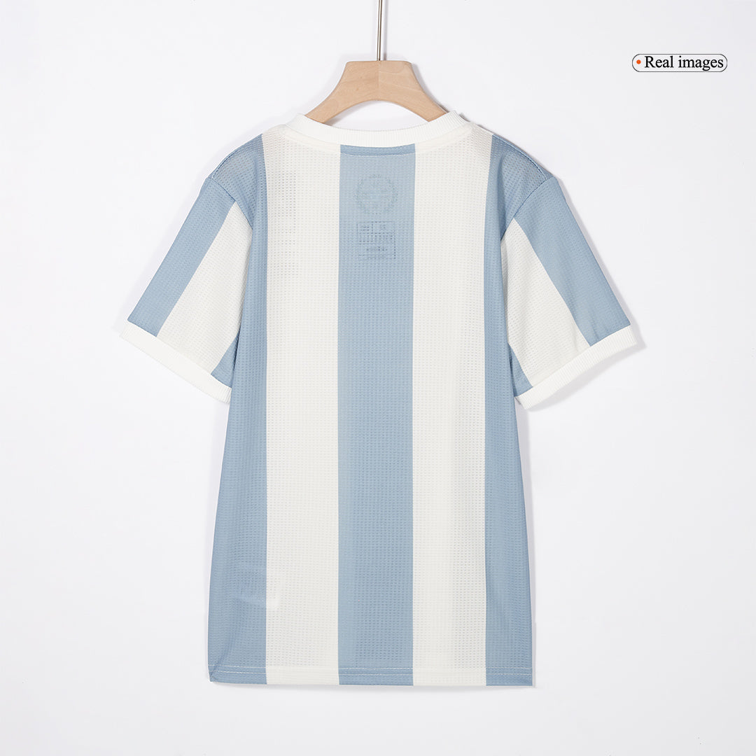 Kid's Argentina Cheap Soccer Jersey Kit(Jersey+Shorts) 2024 - 50th Anniversary Go Soccer World Shop