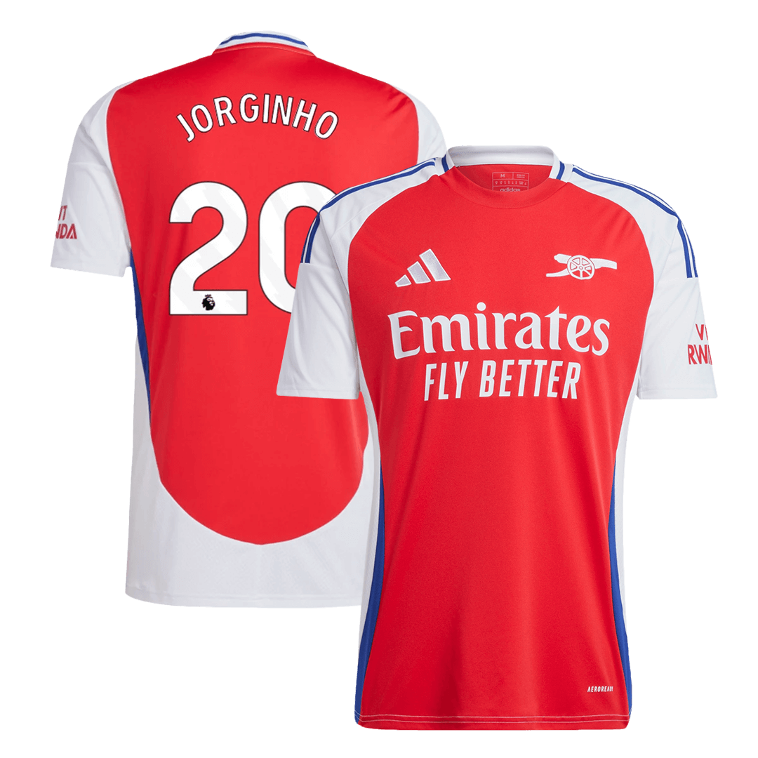 JORGINHO #20 Arsenal Home Cheap Soccer Jersey 2024/25 Go Soccer World Shop