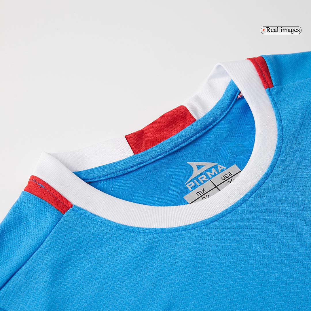 Kid's Cruz Azul Home Cheap Soccer Jersey Kit(Jersey+Shorts) 2024/25 Go Soccer World Shop