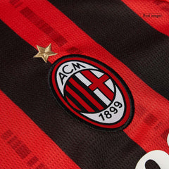 AC Milan Home Long Sleeve Cheap Soccer Jersey 2024/25 Go Soccer World Shop