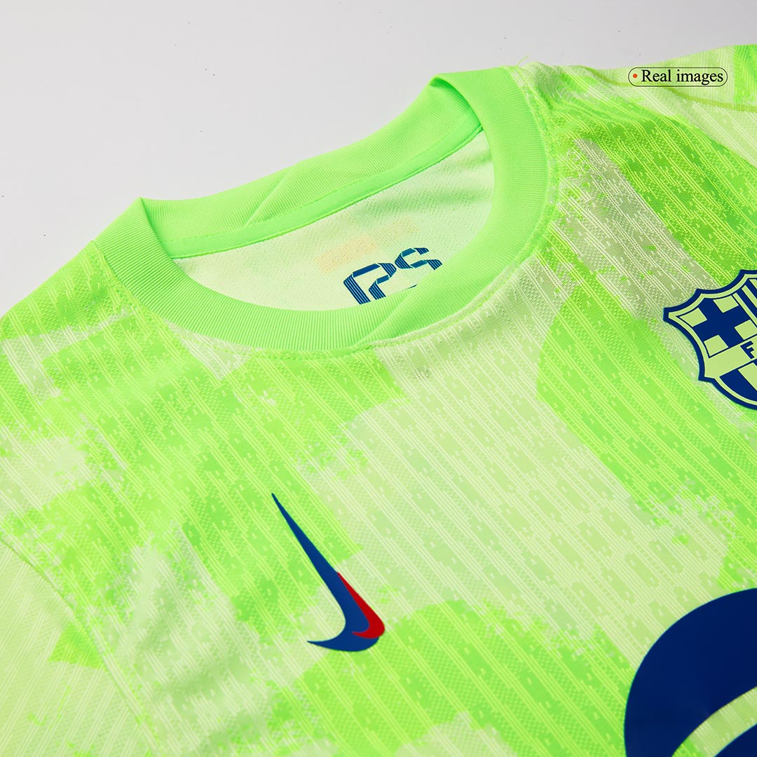 Player Version Barcelona Third Away Cheap Soccer Jersey 2024/25-?Spotify Logo Without Text? Go Soccer World Shop