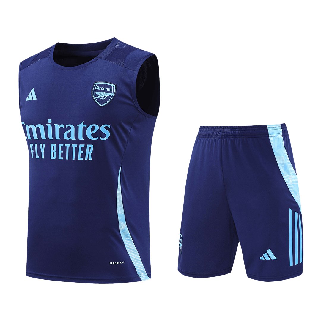 Arsenal Pre-Match Cheap Soccer Jersey Vest Kit(Jersey+Shorts) 2024/25 Go Soccer World Shop