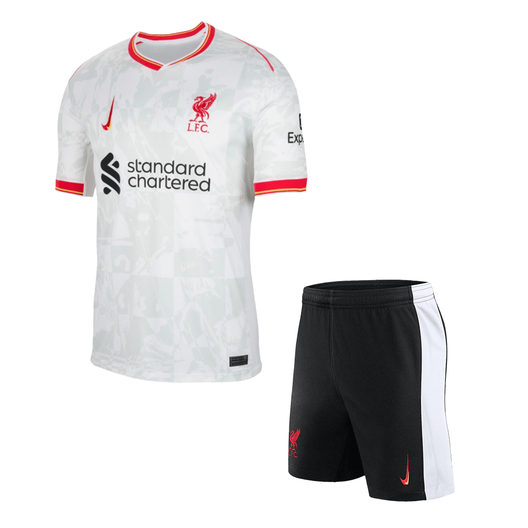 Liverpool Third Away Cheap Soccer Jersey Kit(Jersey+Shorts) 2024/25 Go Soccer World Shop