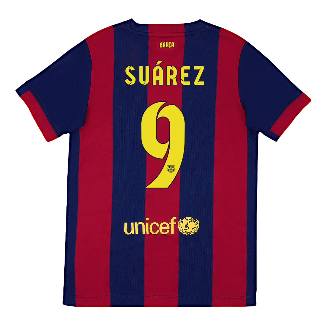 Retro Suárez #9 2014/15 Barcelona Home Cheap Soccer Jersey Go Soccer World Shop
