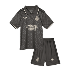 Kid's Real Madrid Third Away Cheap Soccer Jersey Kit(Jersey+Shorts+Socks) 2024/25 Go Soccer World Shop