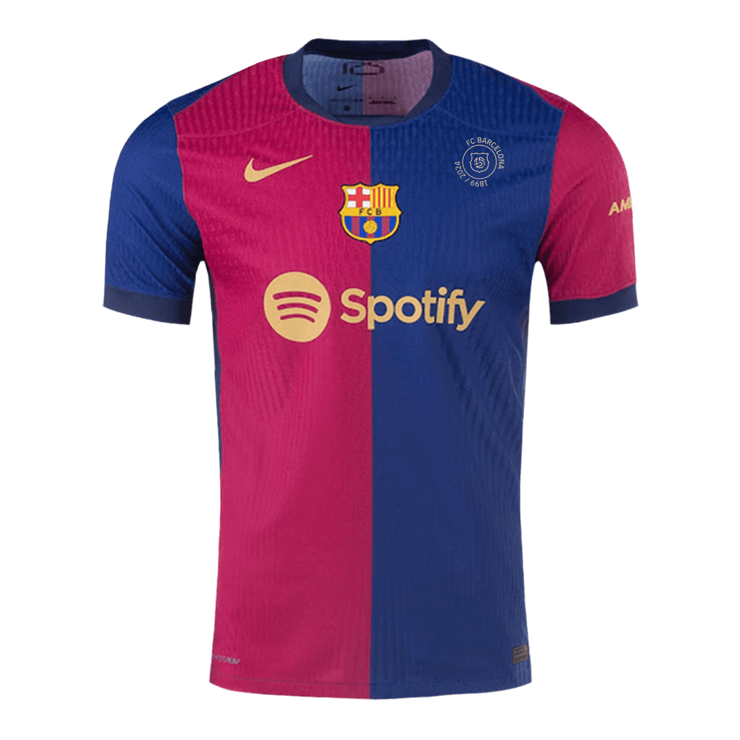 Player Version Barcelona Home Cheap Soccer Jersey 2024/25 - 125th Anniversary Go Soccer World Shop