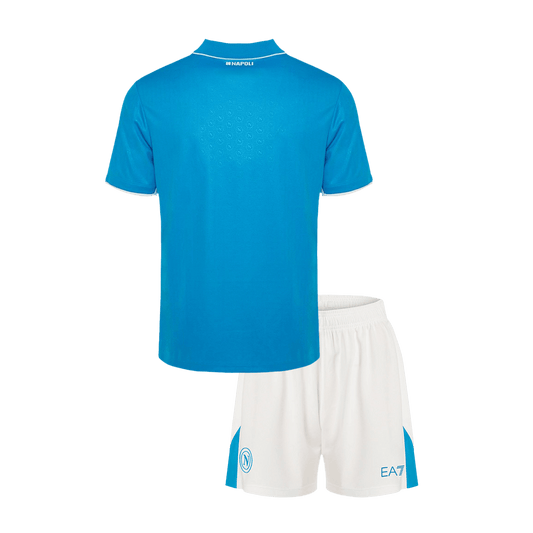 Kid's Napoli Home Cheap Soccer Jersey Kit(Jersey+Shorts) 2024/25 Go Soccer World Shop