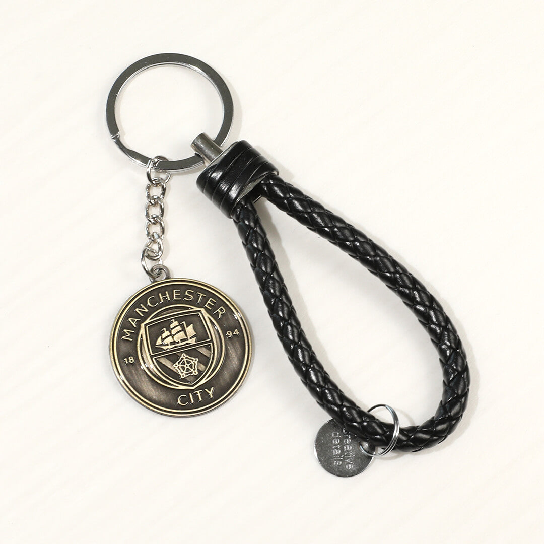 Manchester City Logo Soccer Key Chain Go Soccer World Shop