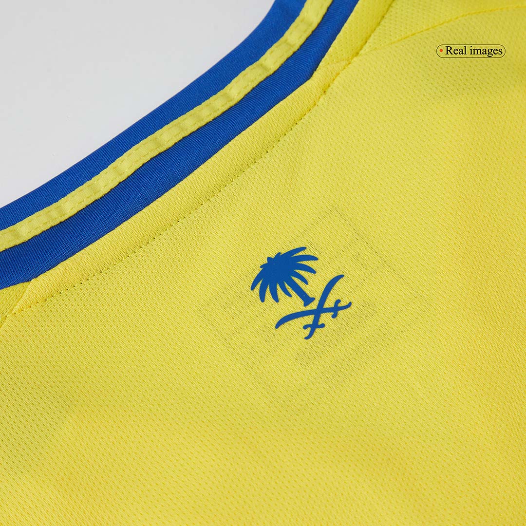 Al Nassr Home Cheap Soccer Jersey Kit(Jersey+Shorts+Socks) 2024/25 Go Soccer World Shop