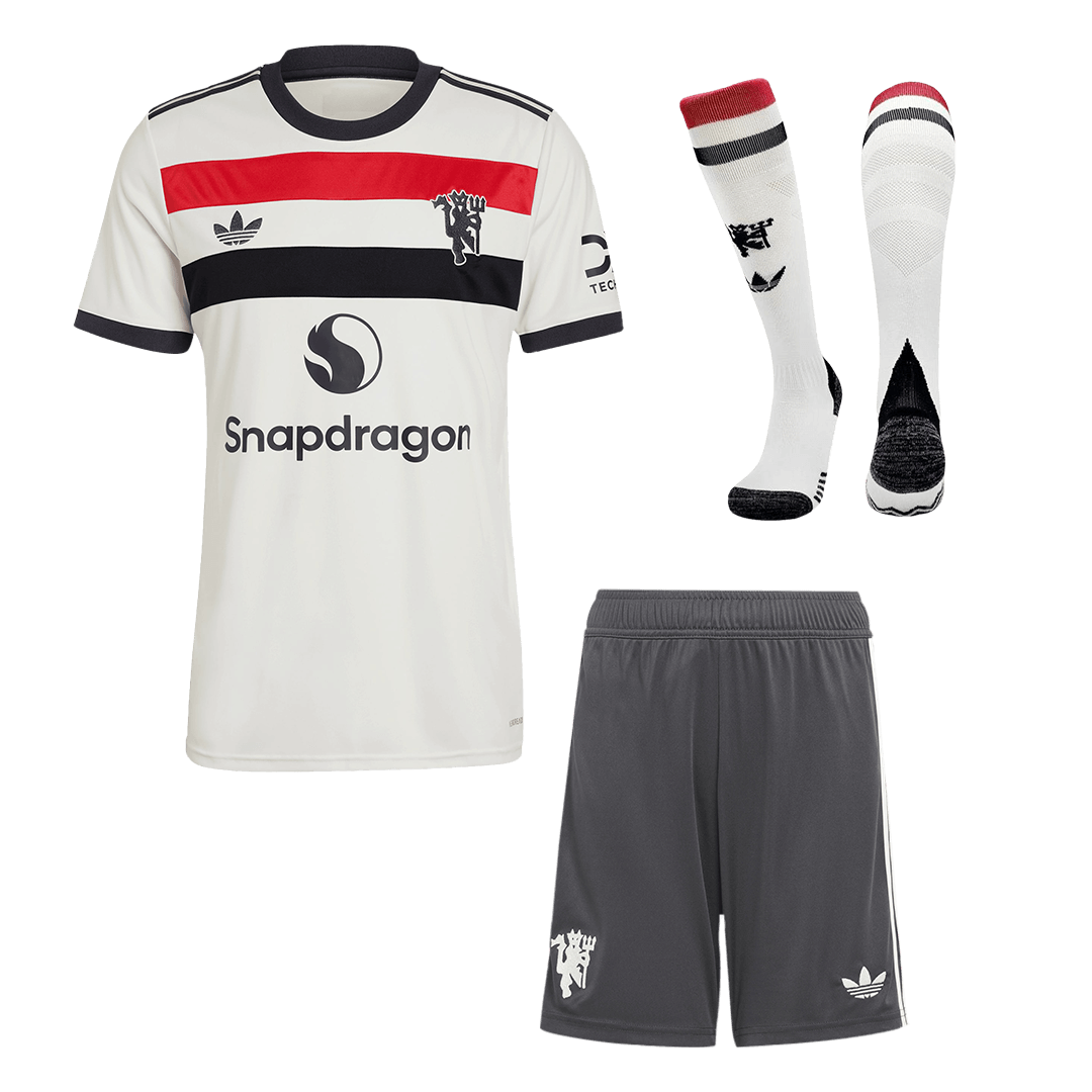 Manchester United Third Away Cheap Soccer Jersey Kit(Jersey+Shorts+Socks) 2024/25 Go Soccer World Shop